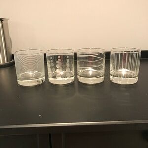 4 Mikasa Cheers Double Old Fashioned glasses